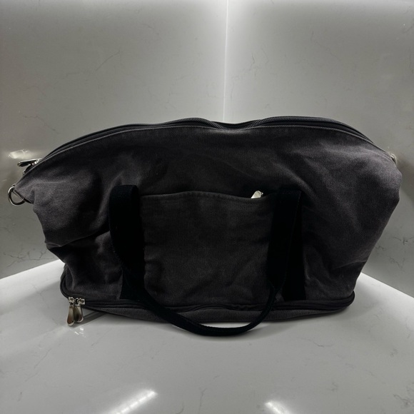 Lo & Sons Catalina Deluxe Canvas Bag in Midnight Ash - Picture 8 of 11